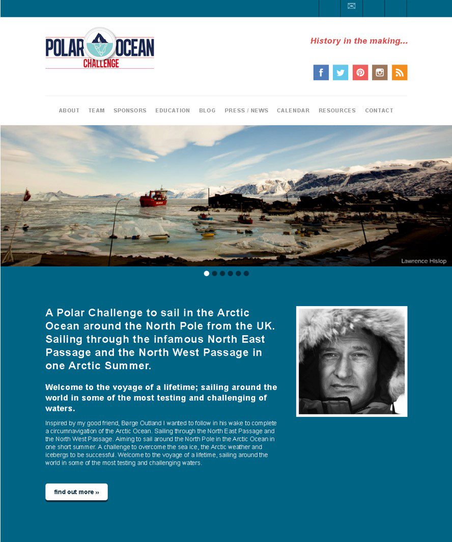 Polar Ocean Challenge website