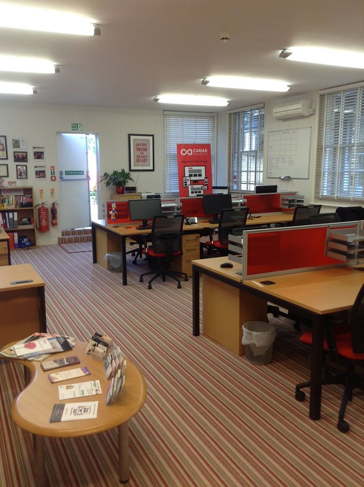 Cariad Marketing Makeover -  New office look
