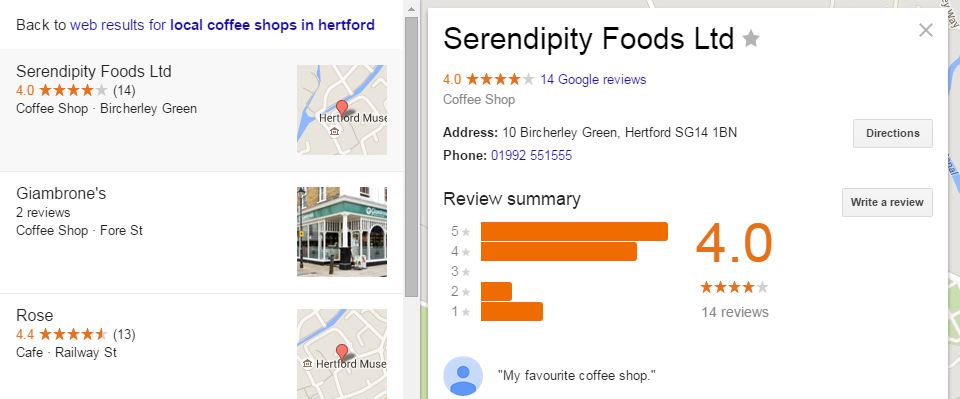 Third tip on maximizing for local SEO