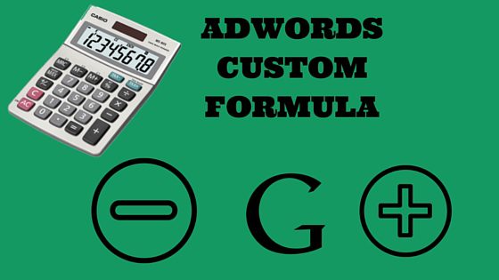 AdWords Custom column