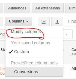 AdWords Custom formula 