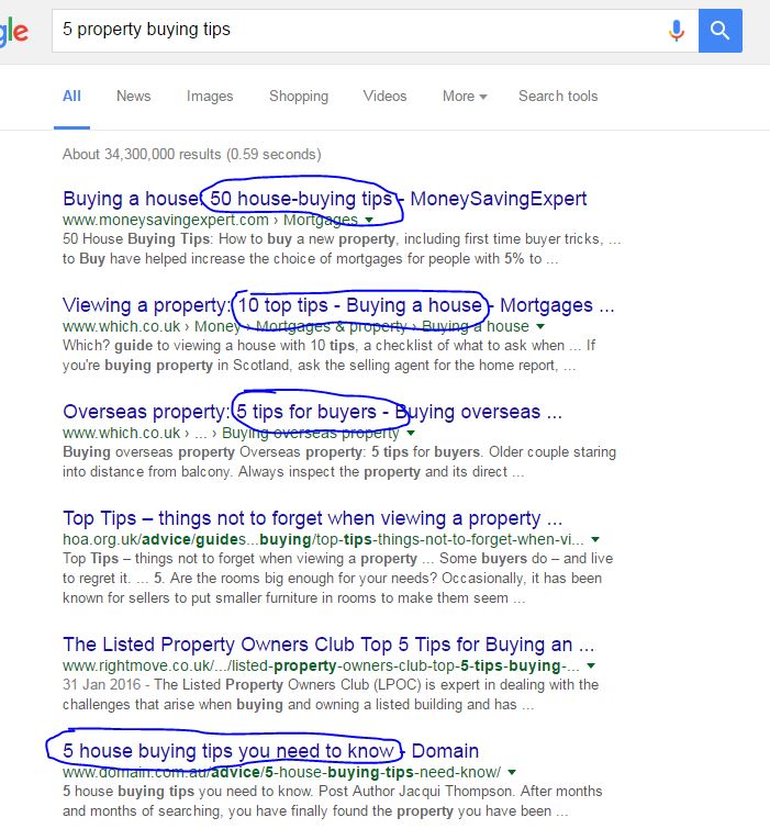 top Google ranking factors image